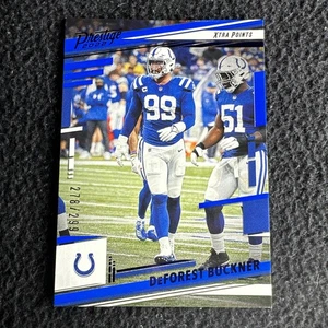 2022 Panini Prestige Xtra Points Blue #129 DeForest Buckner Colts /299 - Picture 1 of 2