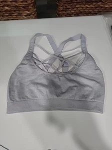 Victoria Secret Sport - Sujetador deportivo gris claro cruzado delantero - Para mujer L B5 - Imagen 1 de 5