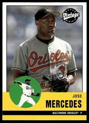 2001 Upper Deck Vintage #72 Jose Mercedes - Image 1 of 2