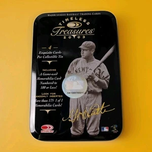 2003 Donruss Timeless Treasures Baseball TIN ONLY Babe Ruth Empty Collectible - Picture 1 of 3