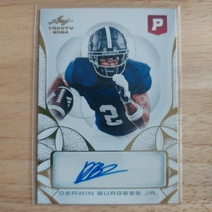 Derwin Burgess, Jr. Auto. Blatt Trinity Pristine Auktion 2024. Karte ba-dbj. - Bild 1 von 2