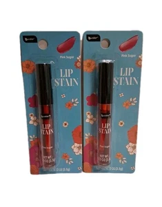 Mancha de labios color B rosa azúcar, brillo de labios, juego de 2 - Imagen 1 de 3