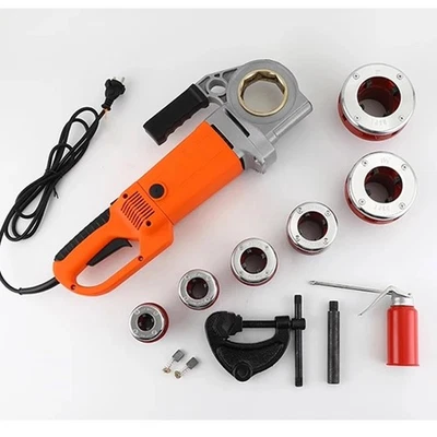 Filettatrice portatile per barre tonde in acciaio tubi protezione antincendio modello compatto - Immagine 1 di 4