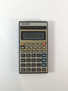 Sharp EL-731 Financial Calculator Vintage Business Office Tested Works - Picture 1 of 2