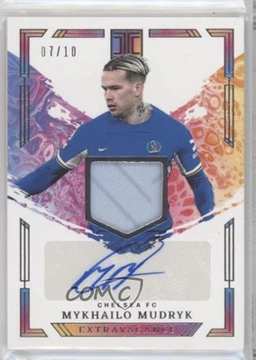 2023 Impeccable Premier League Extravagance Materials /10 Mykhailo Mudryk Auto - Image 1 of 2