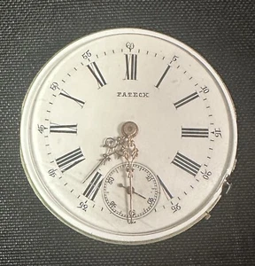 Double Sided Pocket Watch Movement - Time on one side and Calendar on the other - Picture 1 of 5