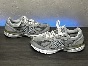 New Balance Womens 990 V4 Gray Suede Running Shoes Size 10 Made In USA W990GL4 - Picture 1 of 8