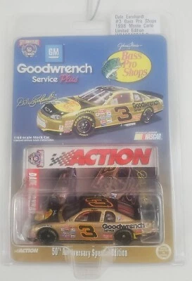 Dale Earnhardt #3 Bass Pro Shops Action 1998 Monte Carlo Ltd Edition NASCAR - Image 1 of 4