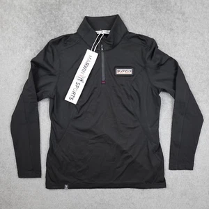 Maglione Ganassi Racing Uomo M Nero Manica Lunga 1/4 Zip Performance Marwin Sport - Foto 1 di 10