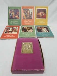 KNOW YOUR BIBLE PROGRAM - 6 Vintage Bible Study Books, Original Box 1960's - Picture 1 of 12
