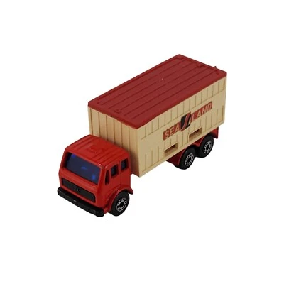 1976 Lesney Matchbox Superfast No. 42 Red Mercedes Container Truck Diecast Model - Image 1 of 4