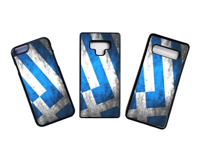 Greece flag Phone Case for Samsung S A For Apple iPhone TPU Rubber sided Greek - Image 1 of 3