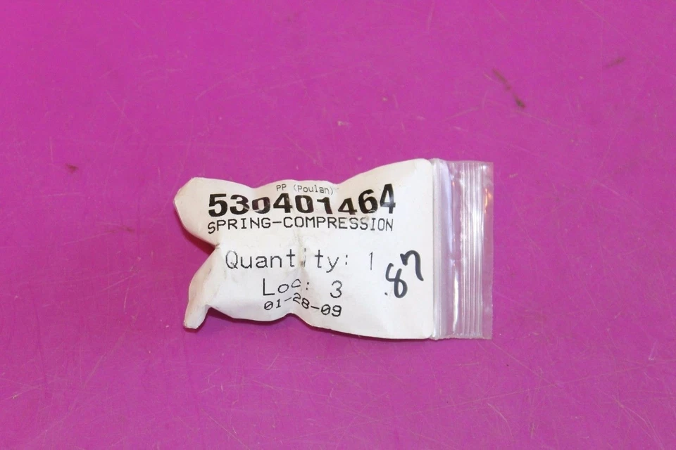 Poulan Spring. Part 5300401464. Acquired from a closed dealership. See pic. - Image 1 of 1