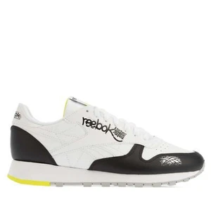 Zapatos clásicos de cuero para hombre Reebok en blanco - Imagen 1 de 5