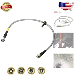 Premium Stainless Steel Brake Lines Kit - Improve Pedal Response for Subaru WRX - Picture 1 of 7