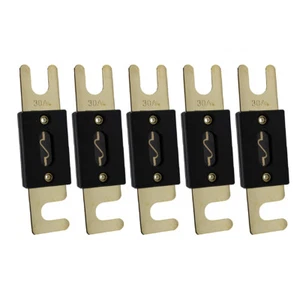 Inline ANL 30 AMP 30A ANL Elektroschutz Sicherung Blattsicherung vergoldet - Bild 1 von 3