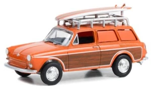 VW Volkswagen Tipo 3 Panel con Tablas de Surf - 1963 - Naranja - Greenlight 1:64 - Imagen 1 de 6