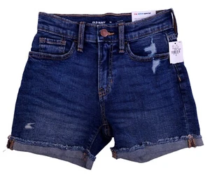 Old Navy Denim High Rise Above The Knee Shorts NWT - Youth Girl's Size 12 - Picture 1 of 8