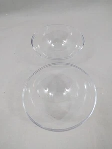 Clear DIY Plastic Christmas Ornaments 3" Round (Lot Of 24) New - Picture 1 of 3
