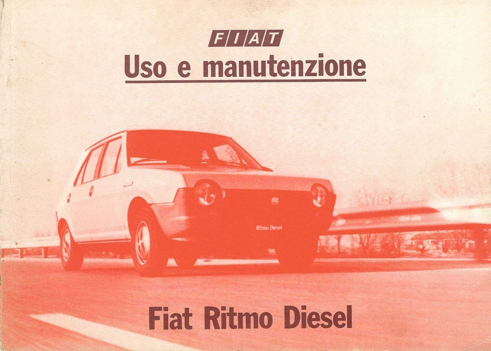 FIAT RITMO DIESEL Manuale uso e manutenzione - Immagine 1 di 1