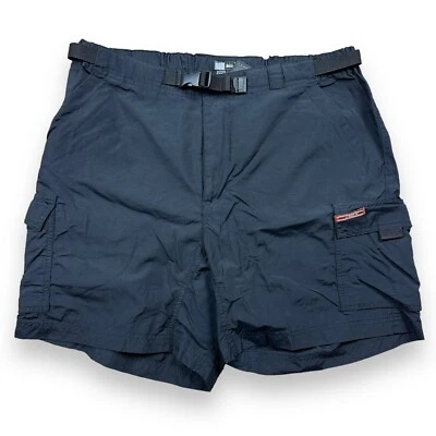 REI Women’s Black Belted Nylon Hiking UPF 50+ Size 14 Cargo Pockets 6" Inseam - Image 1 of 4