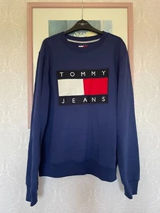 Tommy Hilfiger Logo Sweatshirt Jumper Womens M Medium 12 - 14 - Picture 1 of 4