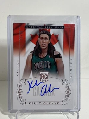 2013-14 Panini National Treasures Kelly Olynyk International Treasures /60 READ* - Image 1 of 4