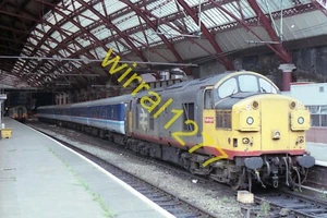 Original railway photographic negative Clas 37 37032 at Liverpool Lime Street - Picture 1 of 1