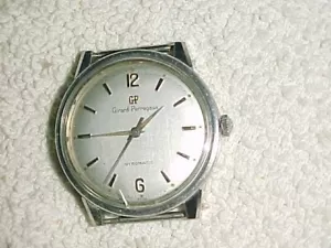 Reloj Pulsera Girard Perregaux Gyromatic De Colección para Caballeros - Todo ACERO INOXIDABLE - Imagen 1 de 7