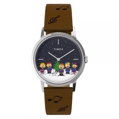 New Timex Marlin Peanuts Gang Singing Limited Edition Hand-Wound Watch TW2W47200 - Image 1 of 4