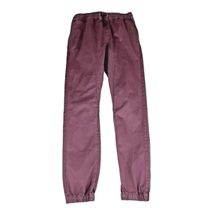 Retro Quiksilver Men’s Jogger Pants Size S Grape Cuffed Surf Skate Y2K Revival - Picture 1 of 16