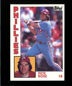 1984 Topps Tiffany Pete Rose #300 presque comme neuf ou mieux