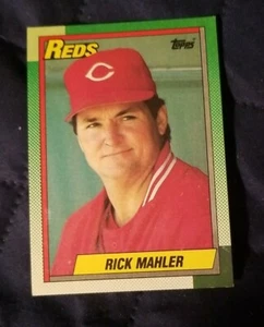 1990 Topps Baseball Card #151 Rick Mahler - Cincinnati Reds - Picture 1 of 2
