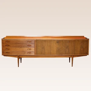 Mid Century Sideboard Robert Heritage Hamilton Vintage 1960s Retro Tambour - Picture 1 of 16
