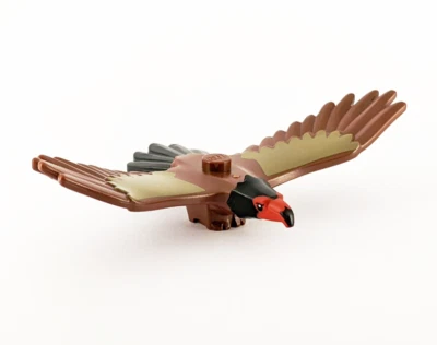 Lego Eagle Minifigure with Red Head - Image 1 of 3