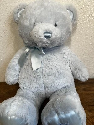 My First Teddy Bear Stuffed Animal Plush BabyGUND  Blue 18" New without tag A204 - Image 1 of 4