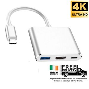 3-in-1 USB-C to HDMI, USB 3.0, C HUB Digital Adapter with 4k HDMI