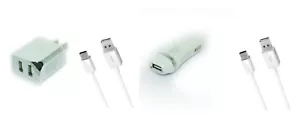 Wall AC Home+Car Charger+5ft USB Cord for Apple iPad Pro 12.9-in. 6th generation - Picture 1 of 6