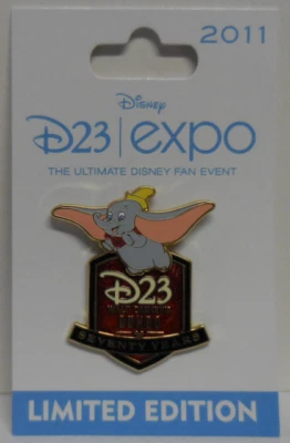 Disney Pin D23 2011 Expo Anniversary Dumbo Pin LE750 - Image 1 of 4
