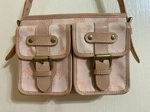 Cartera Mulberry Lona Cuero Logo Estampado Color 8.5" x 6.5" x 2.5" - Imagen 1 de 8