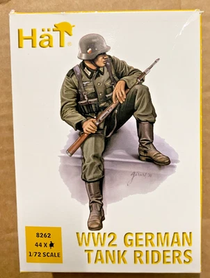 1:72 HäT 8262 WKII German Tank Drivers 4 Figuren fehlen - Bild 1 von 4