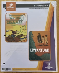 BJU Press Homeschool Curriculum Writing Grammar Literature Parent Guide English8 - Picture 1 of 1