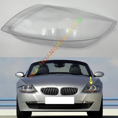 Cubierta de reemplazo de lente transparente para faros laterales izquierdo + sellador para BMW Z4 E85 2004-2008 Foto 1 de 4