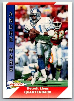 1991 Pacific Andre Ware Detroit Lions #147 - Image 1 of 2