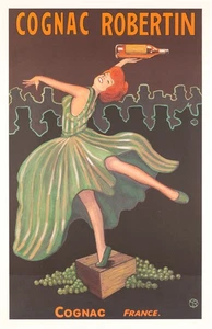 Póster Bruce Skilbeck Coñac Albert Robin 2002 firmado edición limitada 500 lino - Imagen 1 de 3