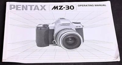 Original Pentax MZ-30 Camera User Manual 1999 Edition - Excellent - Image 1 of 3