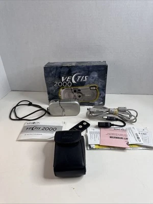 Cámara de apuntar y disparar con fecha MINOLTA Vectis 2000 IX con lente zoom de 22,5-45 mm Foto 1 de 4