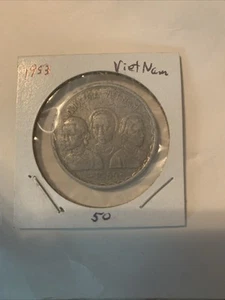 1953 Vietnam 50 Xu Coin - Picture 1 of 2