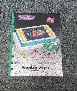 VeggieTales Big Idea 2001 Cake Insert Display Bakery Craft - Picture 1 of 1