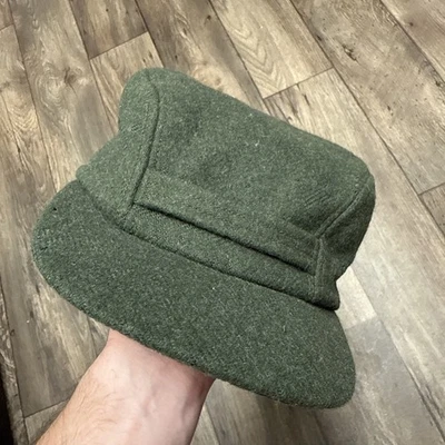 Vintage Filson Mackinaw Hat Cap Mens Large Green Wool Insulated Ear Flap Trapper - Image 1 of 4